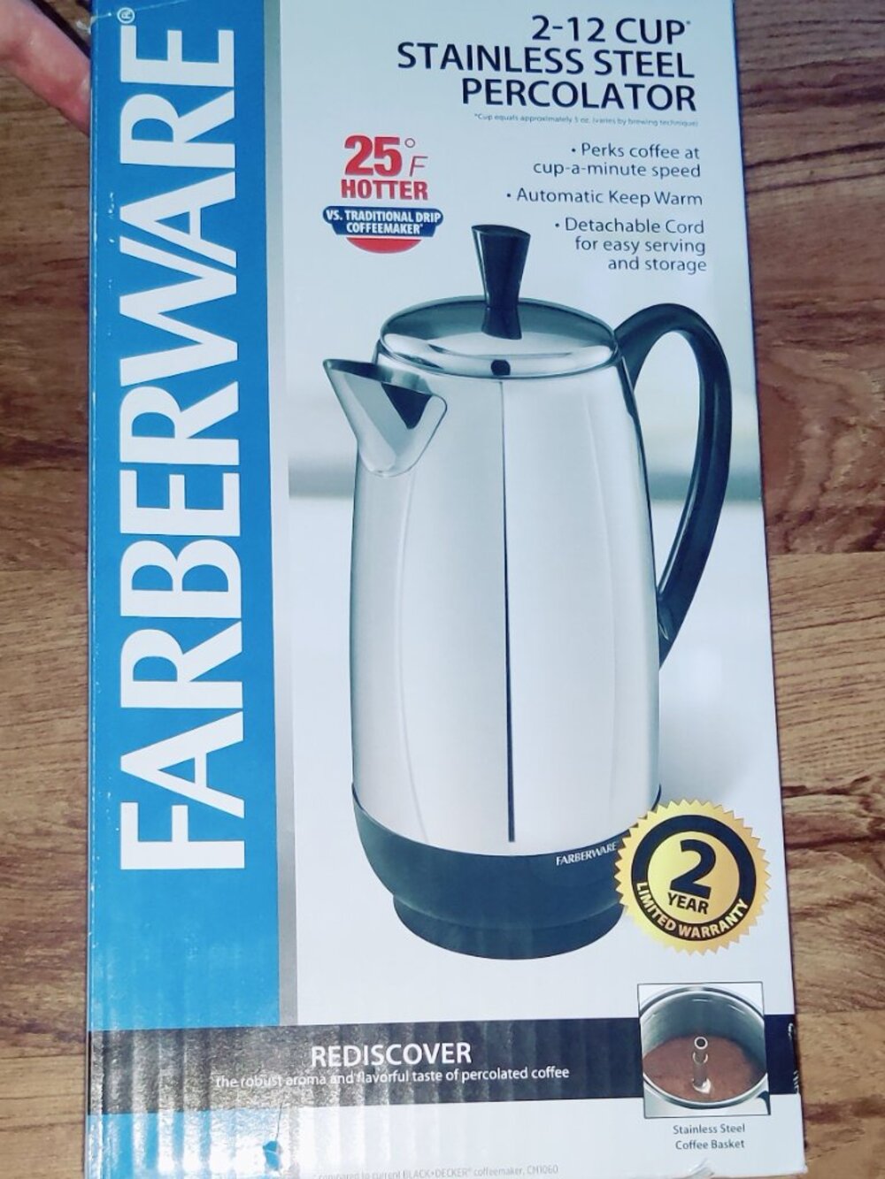 Farberware Stainless Steel Perculator 12 Cup